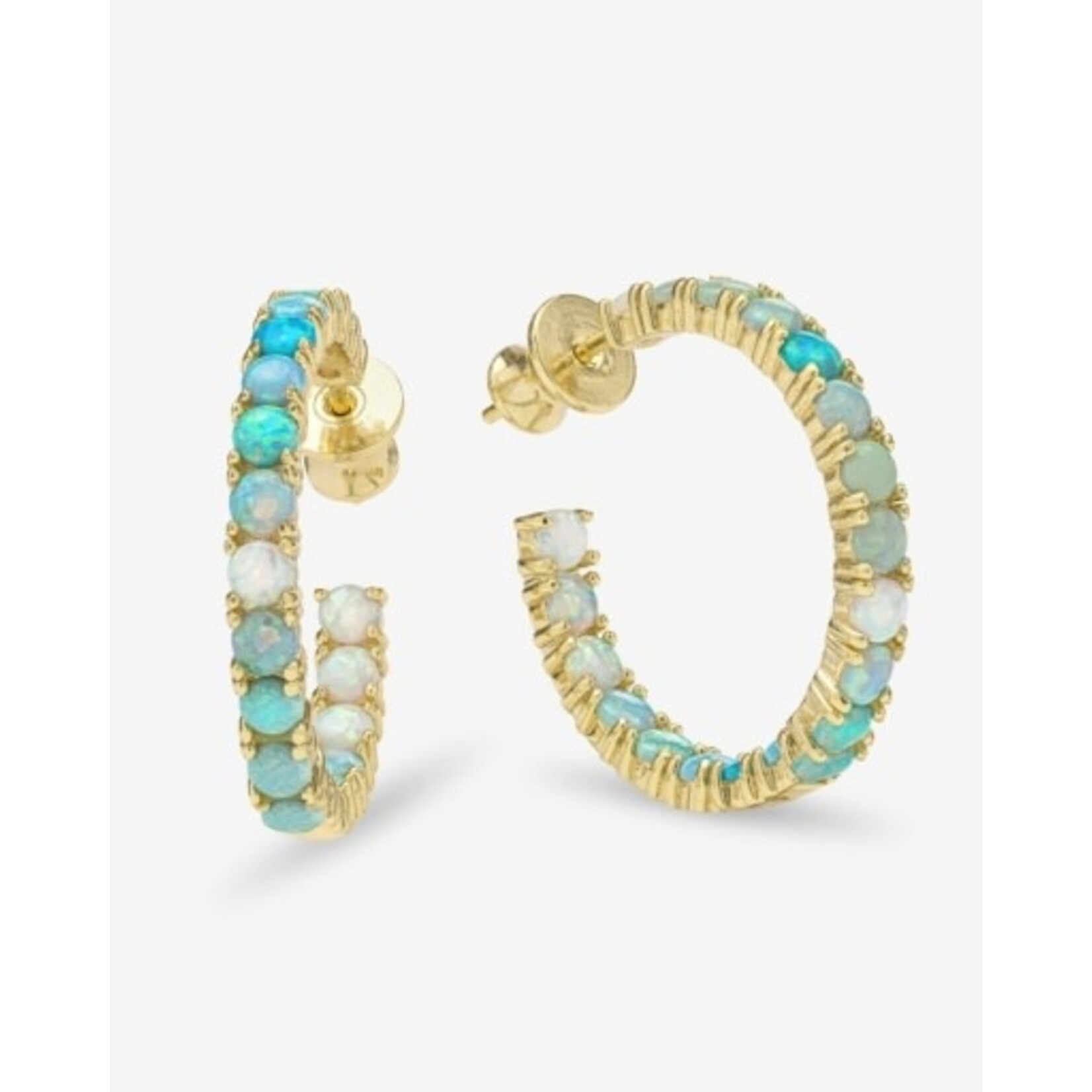 Melinda Maria Heiress Ombre Hoops 1"