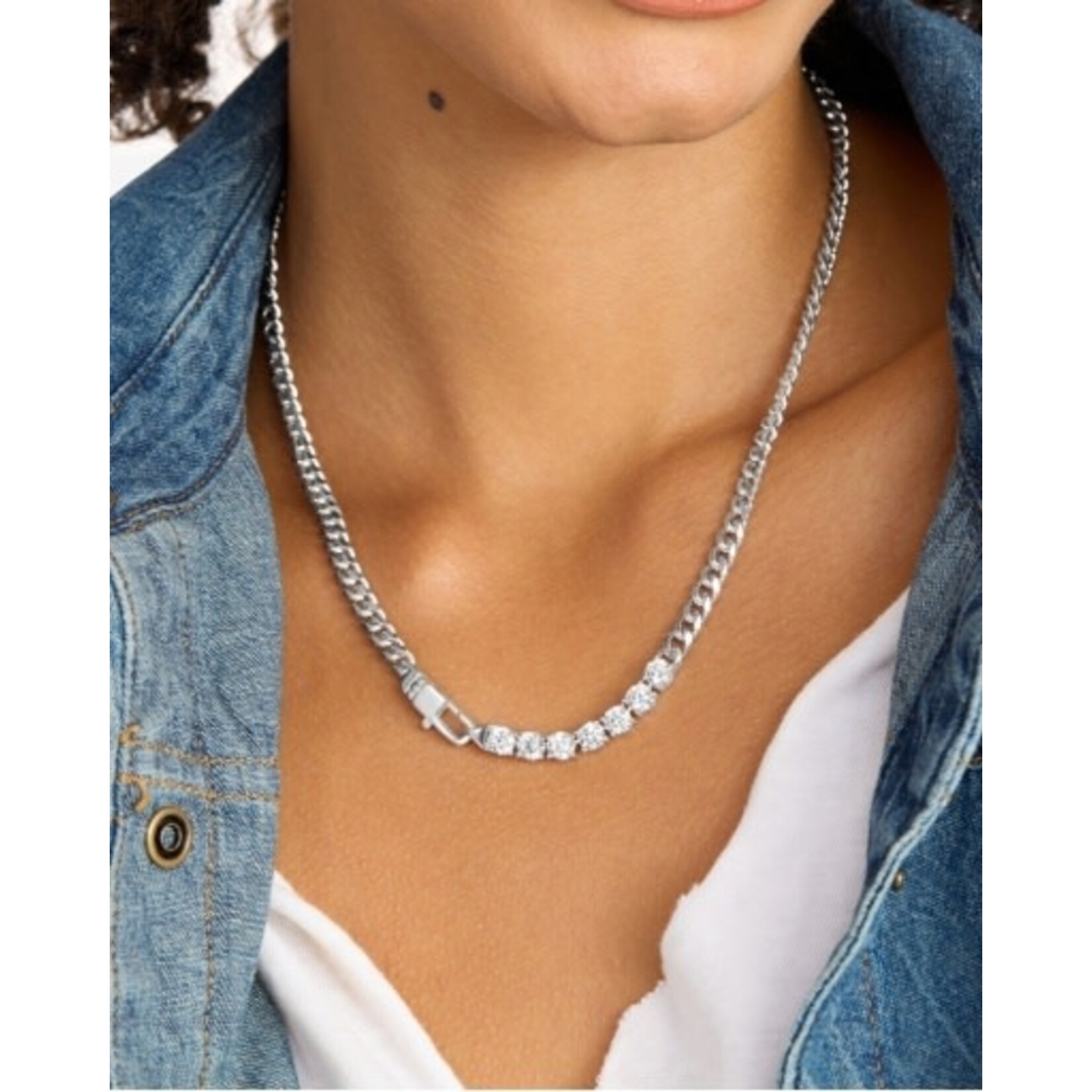 Melinda Maria Baby Julian Loves Diamonds Necklace 18"