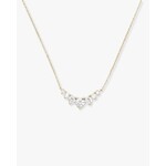Melinda Maria Not Your Basic Multi Stone Pendant Necklace