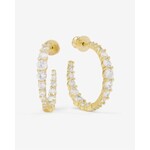 Melinda Maria Oh She Fancy Graduated Hoops 1"