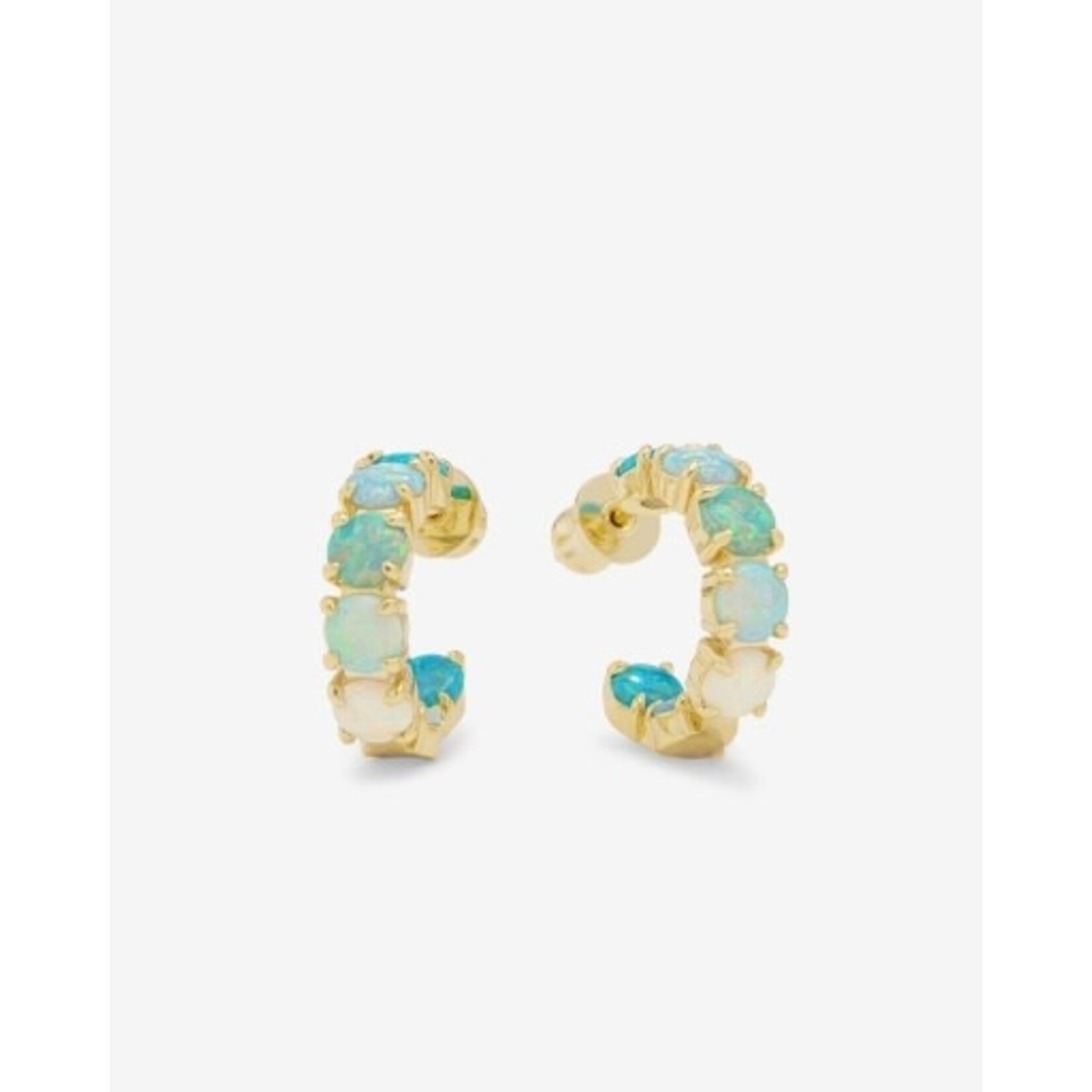 Melinda Maria 'Oh She Fancy' Ombre Hoops .75"