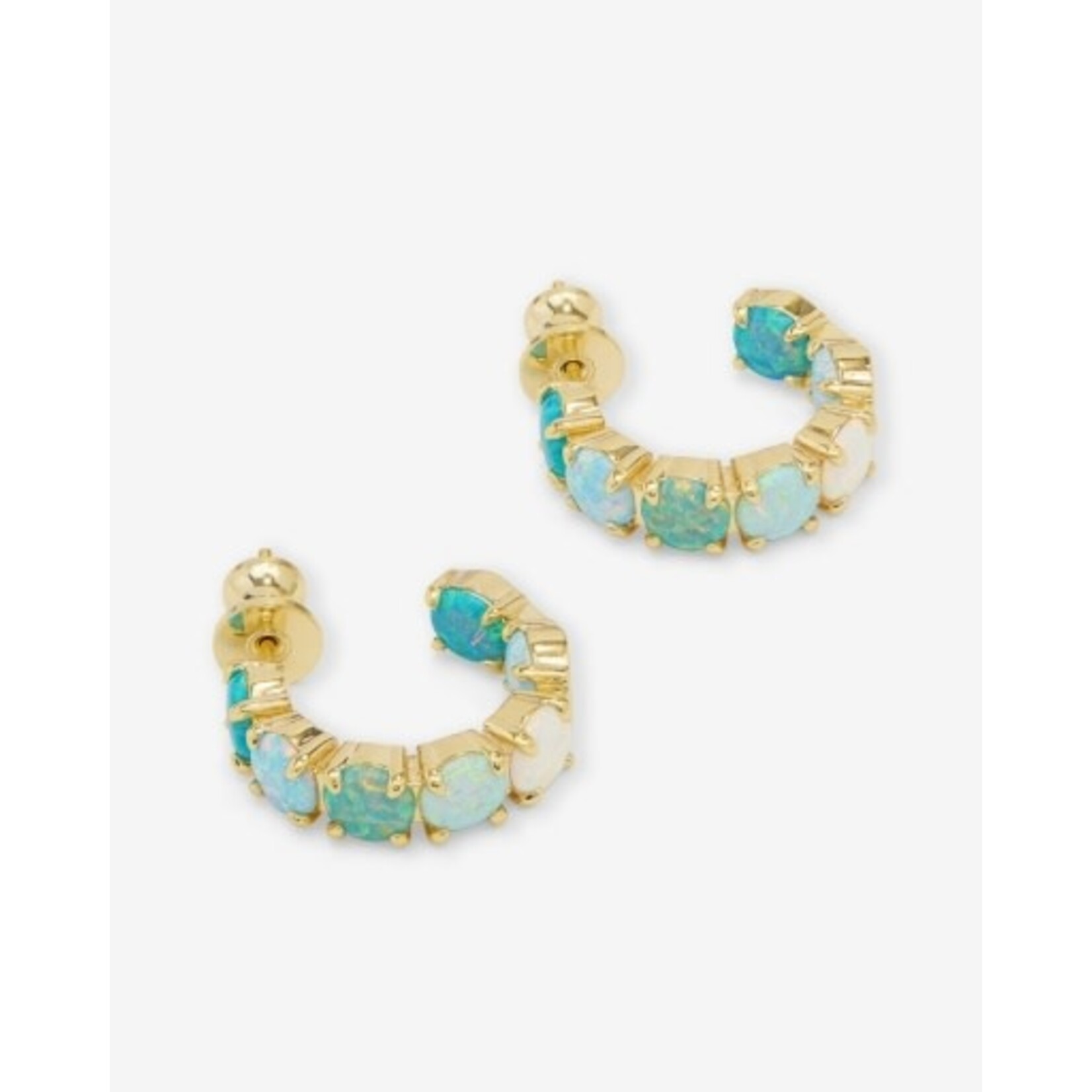 Melinda Maria 'Oh She Fancy' Ombre Hoops .75"