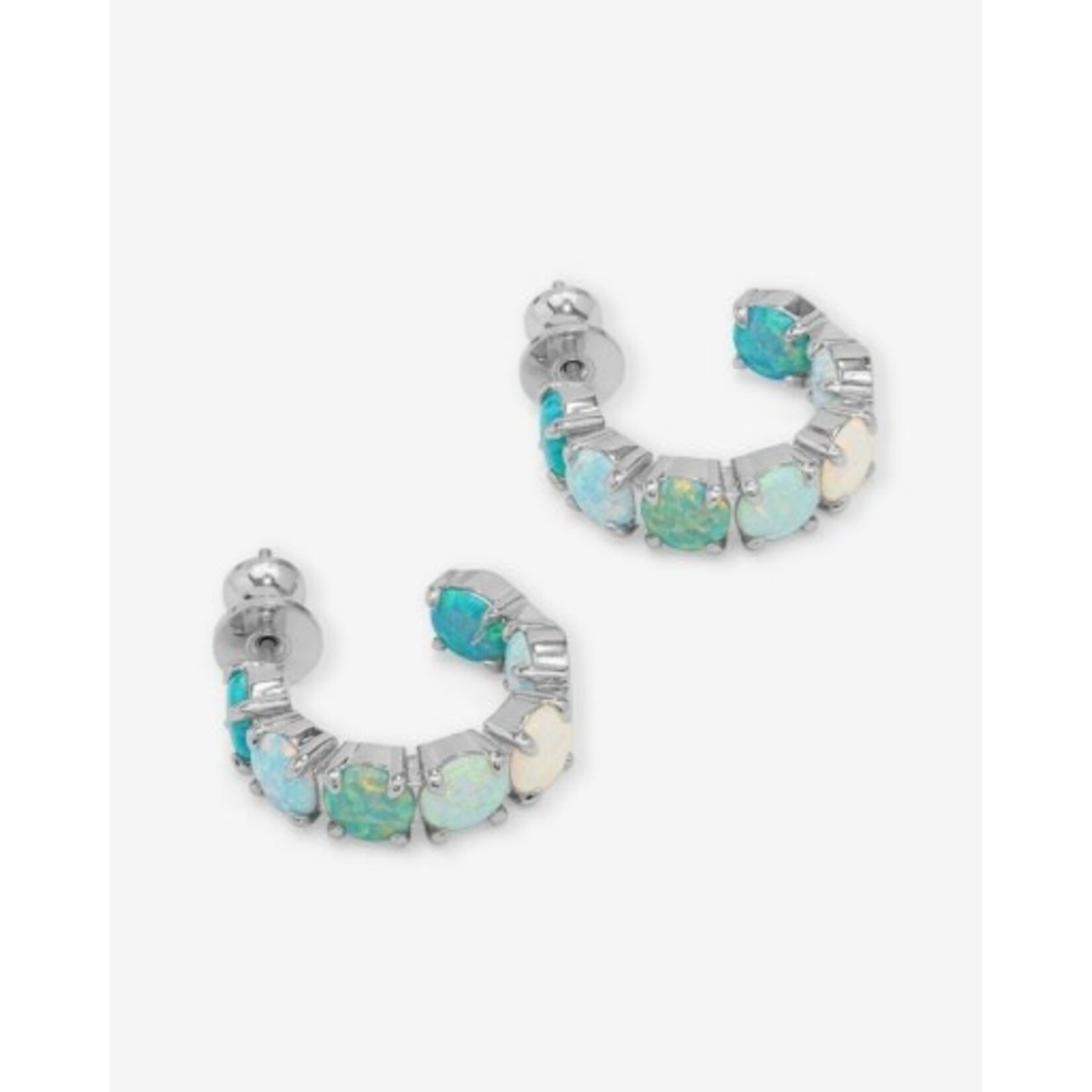 Melinda Maria 'Oh She Fancy' Ombre Hoops .75"
