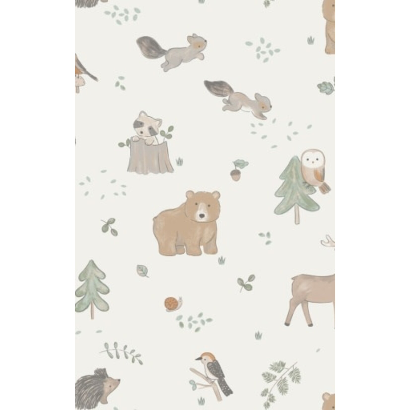 Angel Dear Woodland Babies - 2 Way Zipper Romper