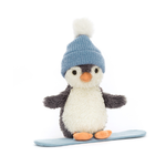 Jellycat Peanut Penguin Snowboarding Small