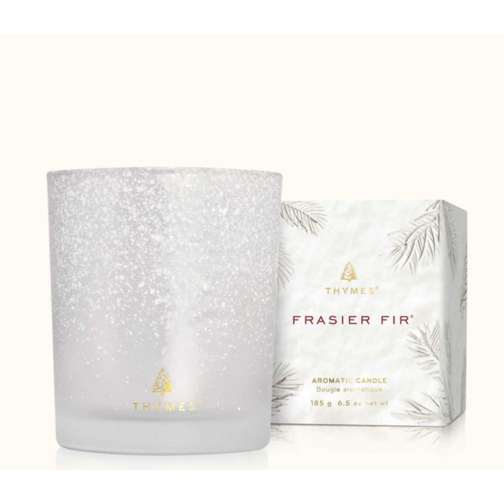 Frasier Fir Medium Flocked Poured Candle
