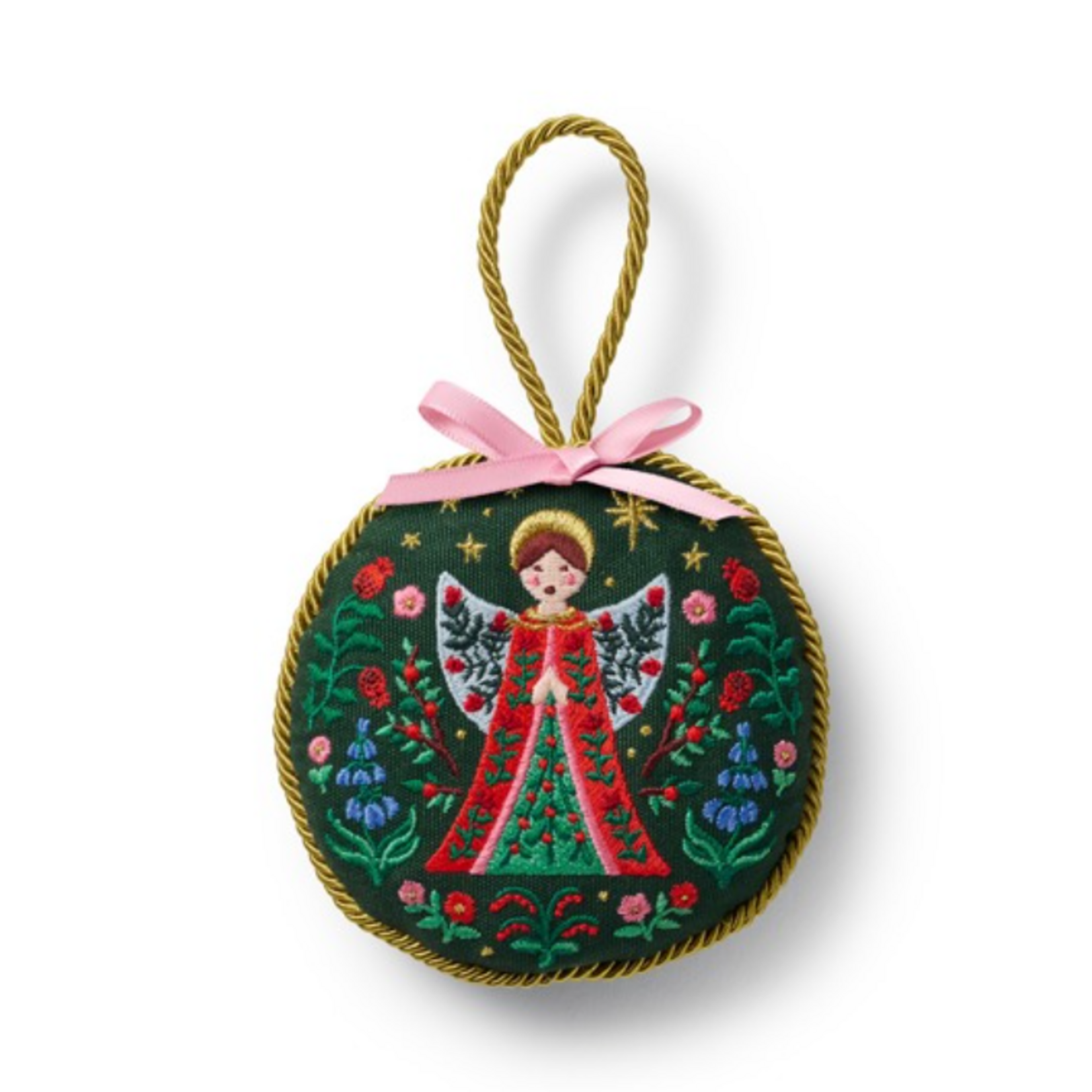 Rifle Paper Co. Nativity Angel Embroidered Ornament
