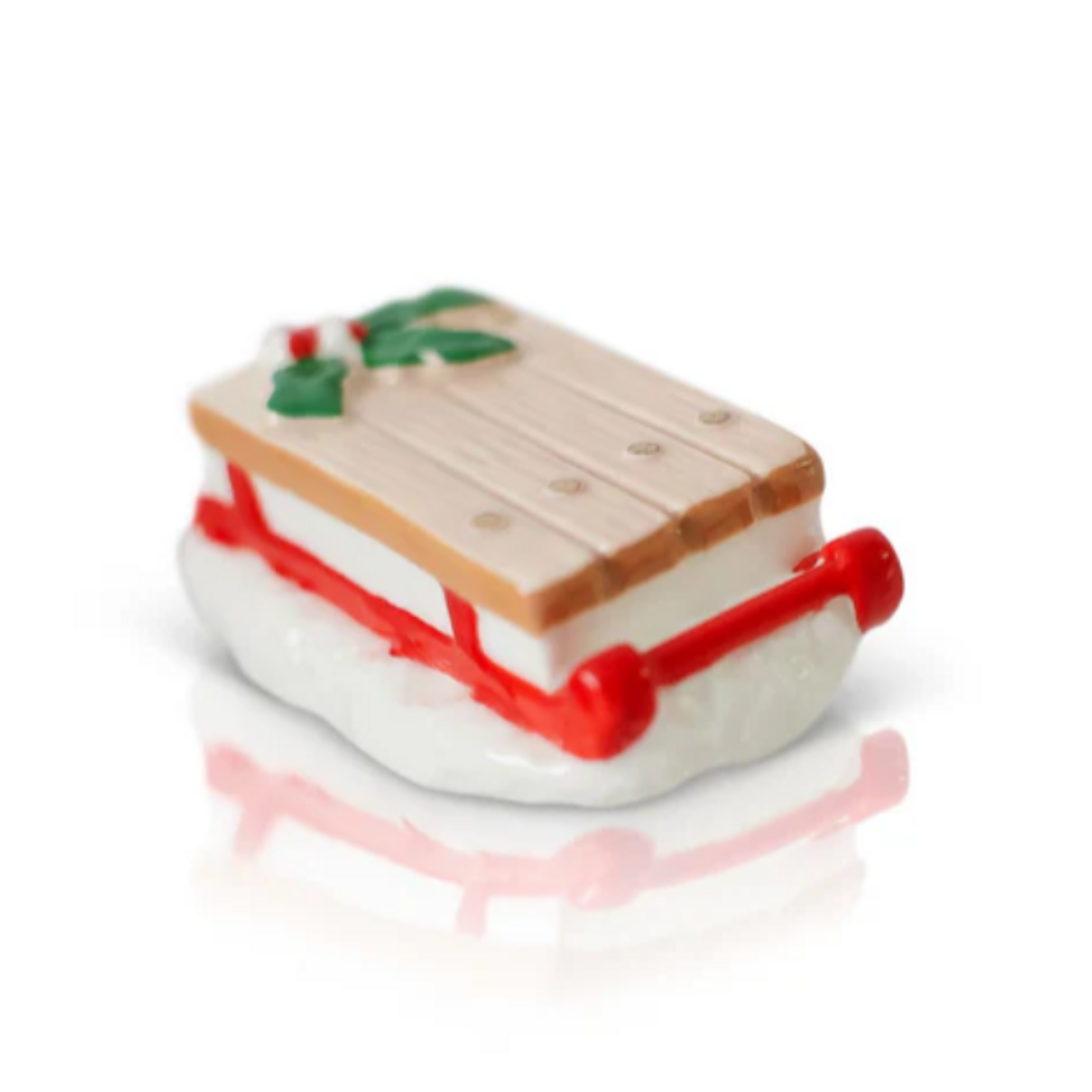 Nora Fleming ho ho whoa!  sled mini