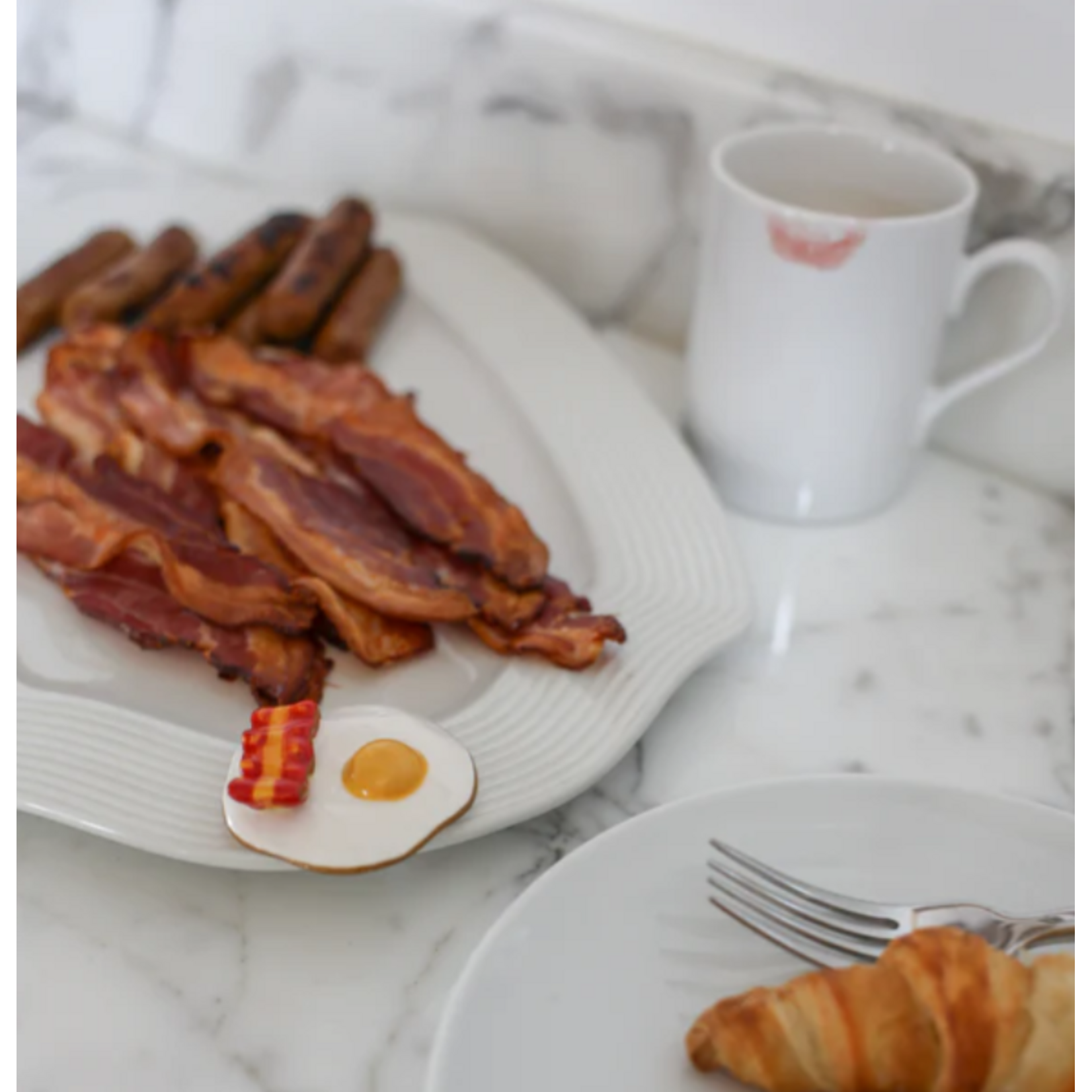 Nora Fleming wakey wakey (bacon & egg mini)