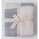 Barefoot Dreams CC Costa Block Throw 54x72 - Moonwater Multi