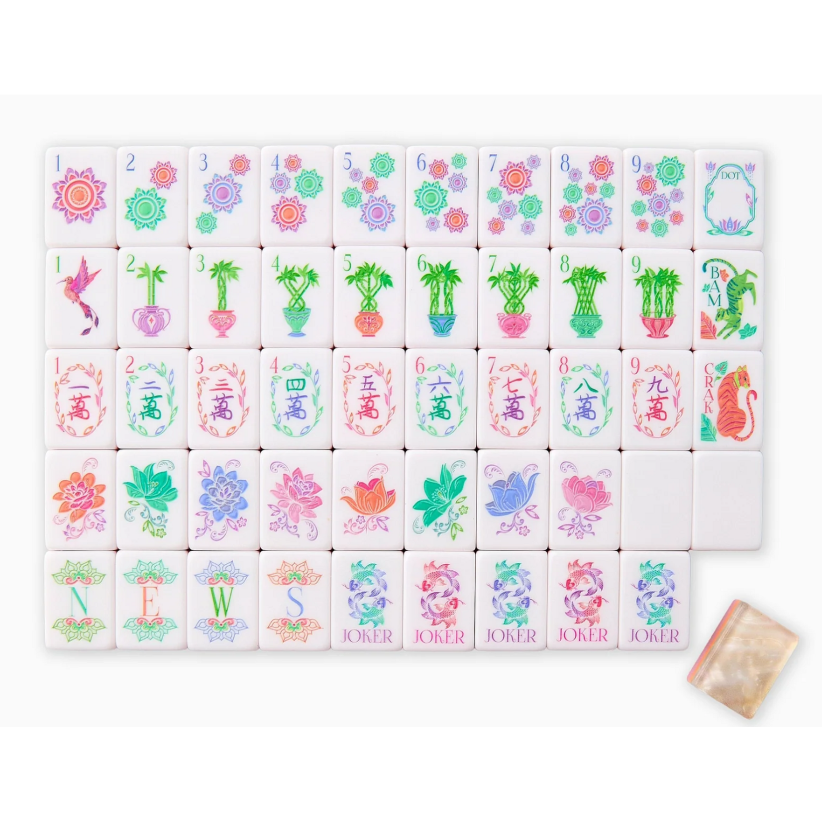 Oh My Mahjong Pearlescent Mahjong Tiles