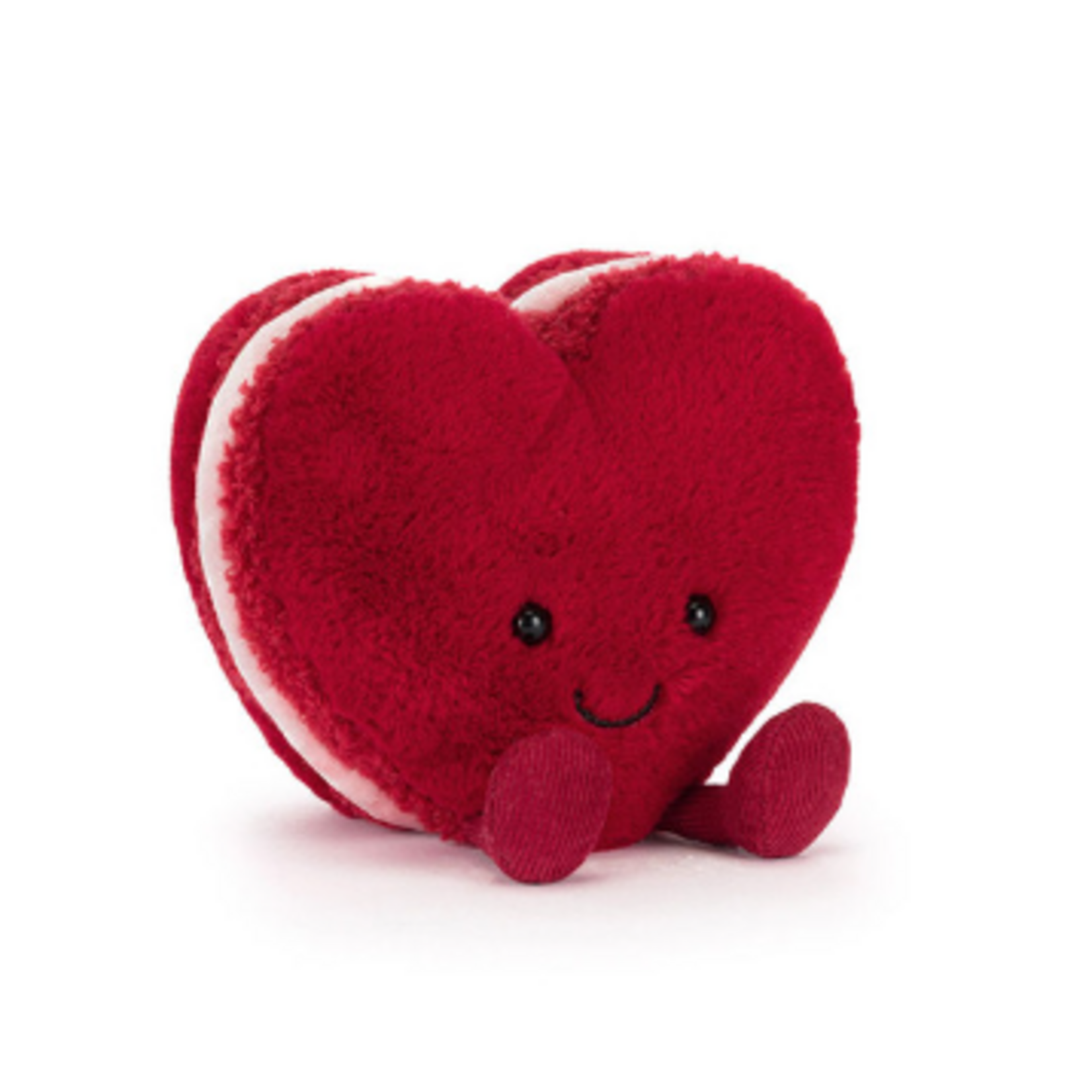 Jellycat Amuseables Colette Heart Macaron (red)