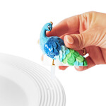 Nora Fleming Fancy Feathers Peacock Mini