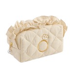 Ruffle Bling Small Zip Pouch