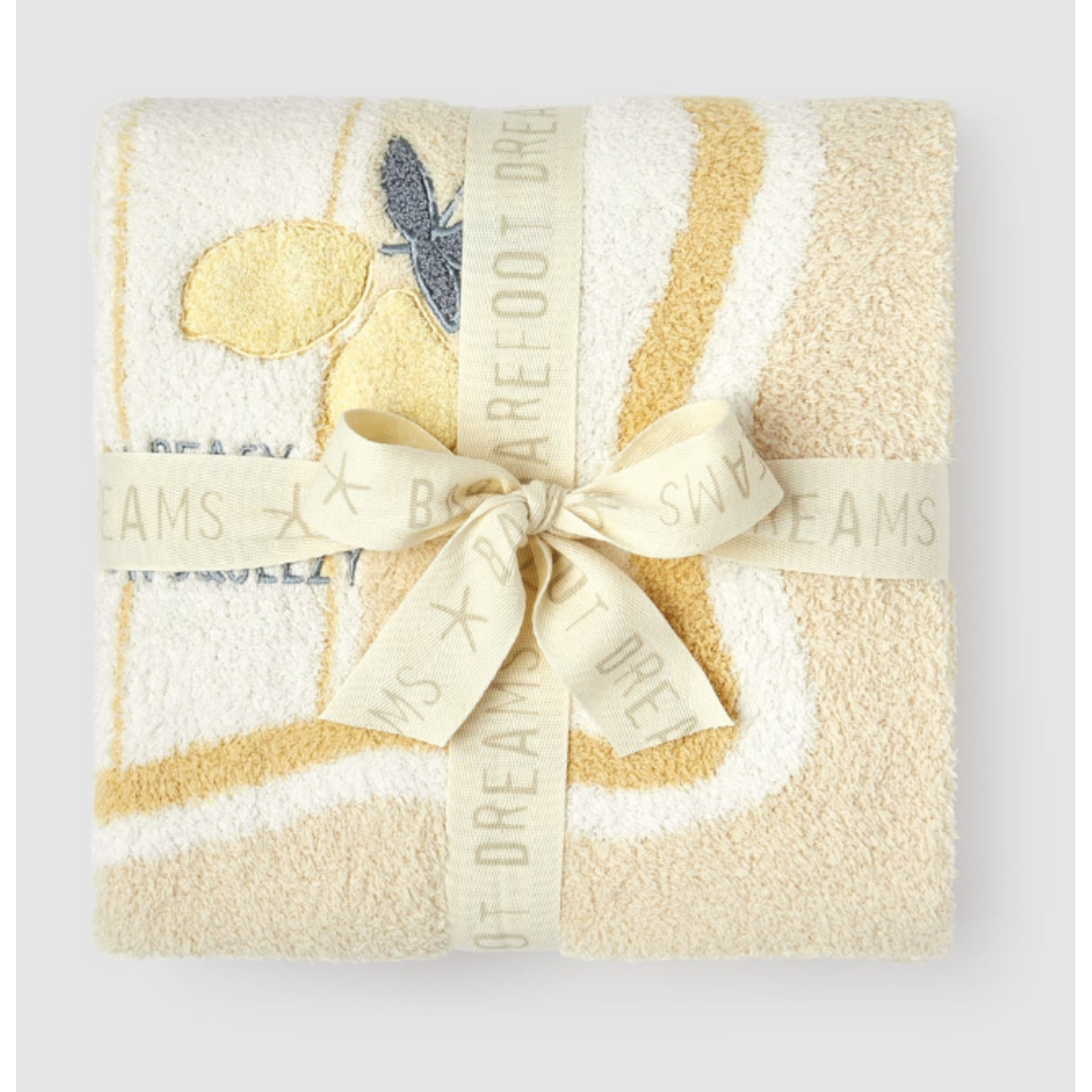 Barefoot Dreams Cozy Chic Lemon Stroller Blankie