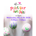 Nora Fleming Paint Your Own Mini - WEDNESDAY, MARCH 18