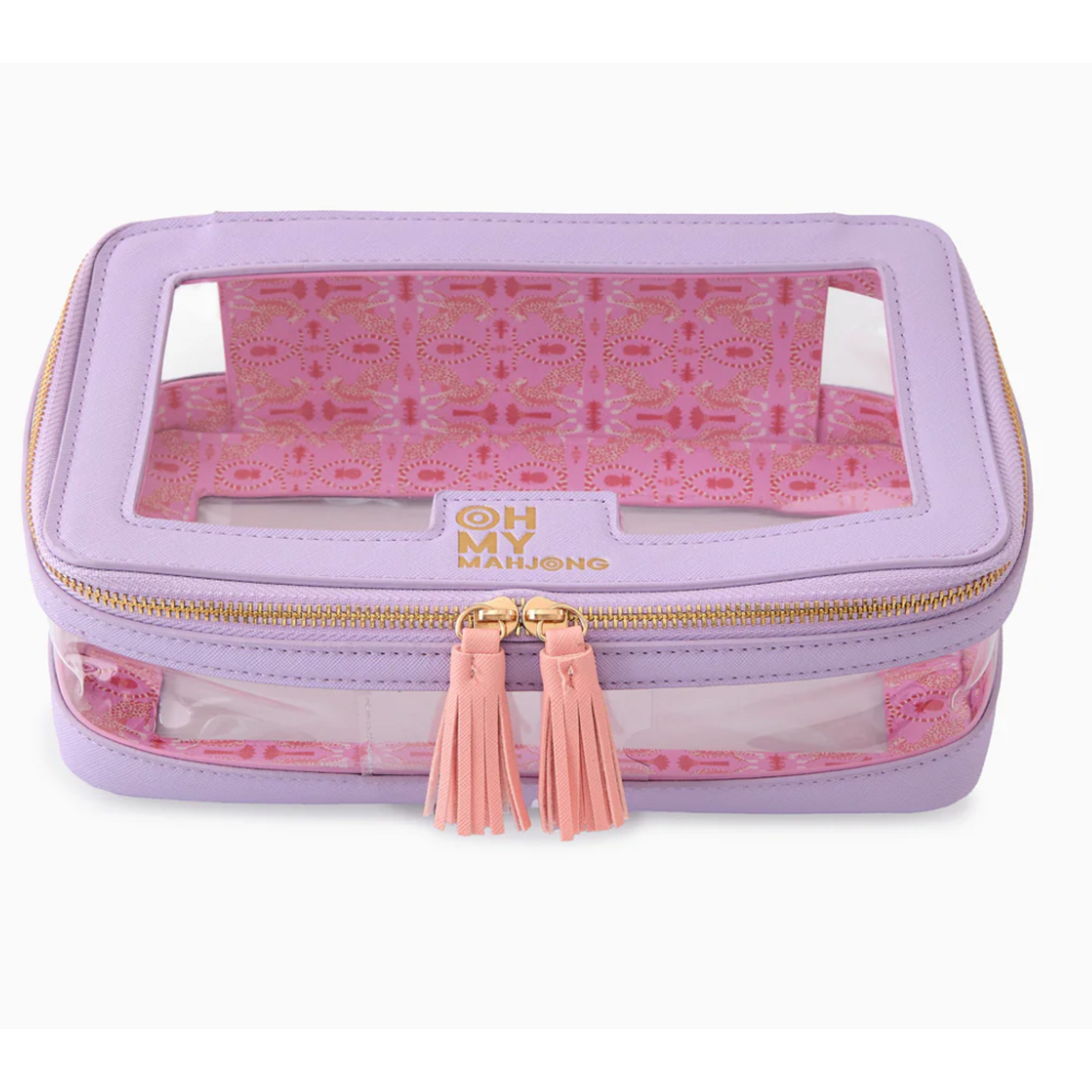 Oh My Mahjong Lavender Tile Storage Bag