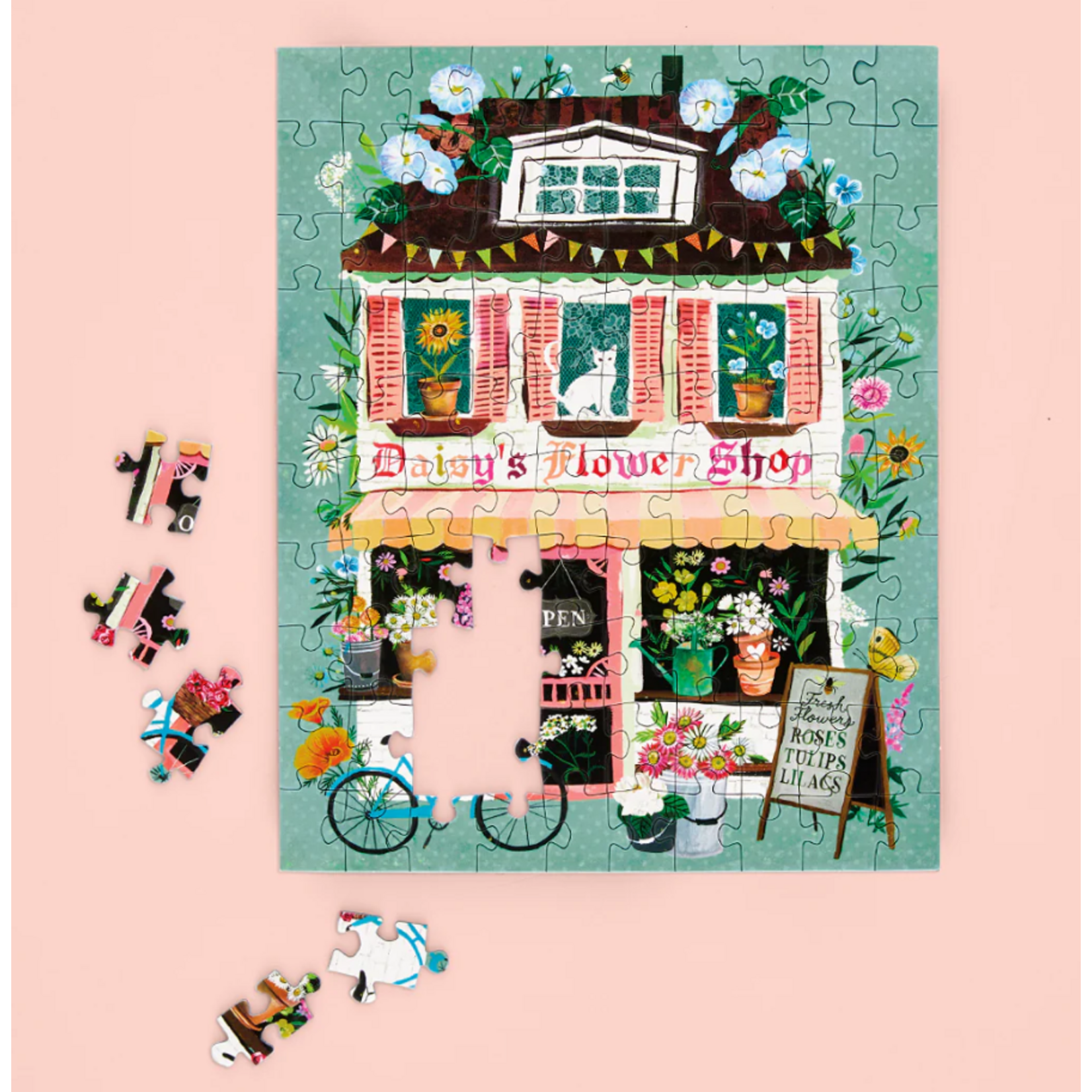 Werkshoppe Daisy's Flower Shop 100 Piece Puzzle Snax