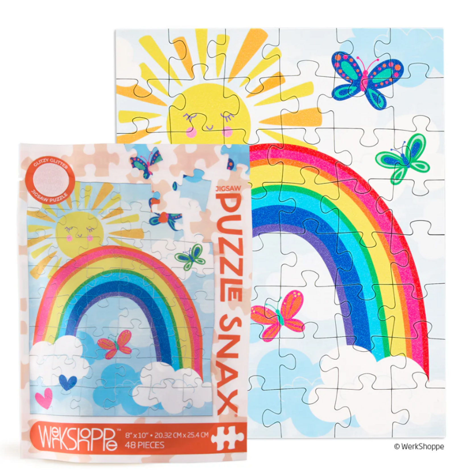 Werkshoppe Sunny Rainbow 48 Piece Puzzle Snax