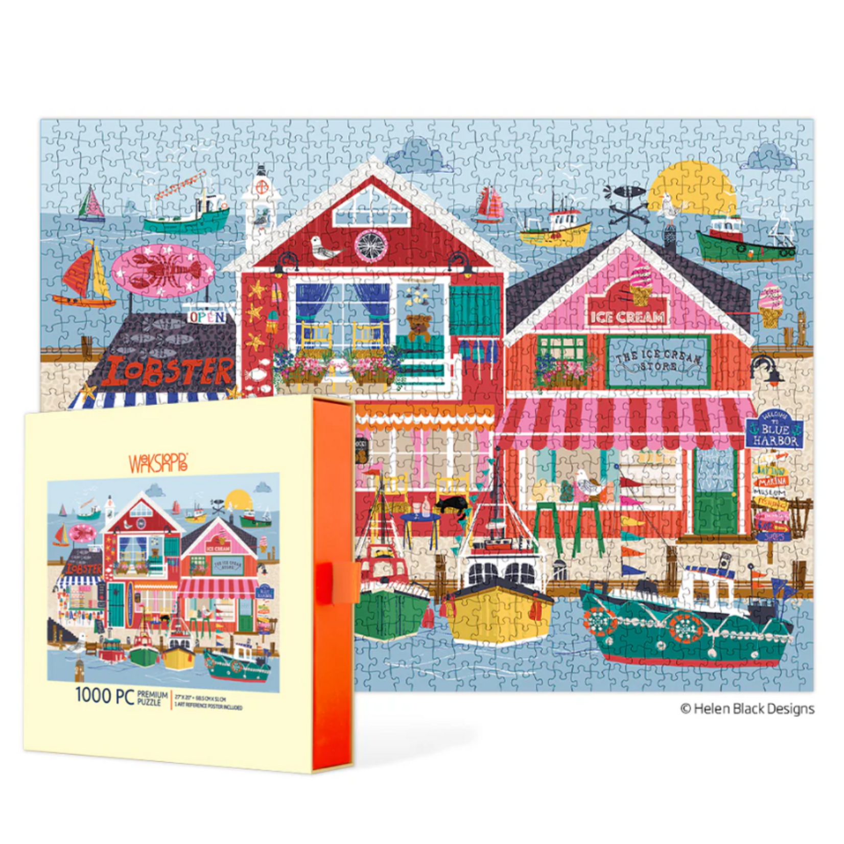 Werkshoppe Blue Harbor 1000 Piece Puzzle