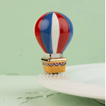 Nora Fleming red, white, and balloon hot air balloon mini