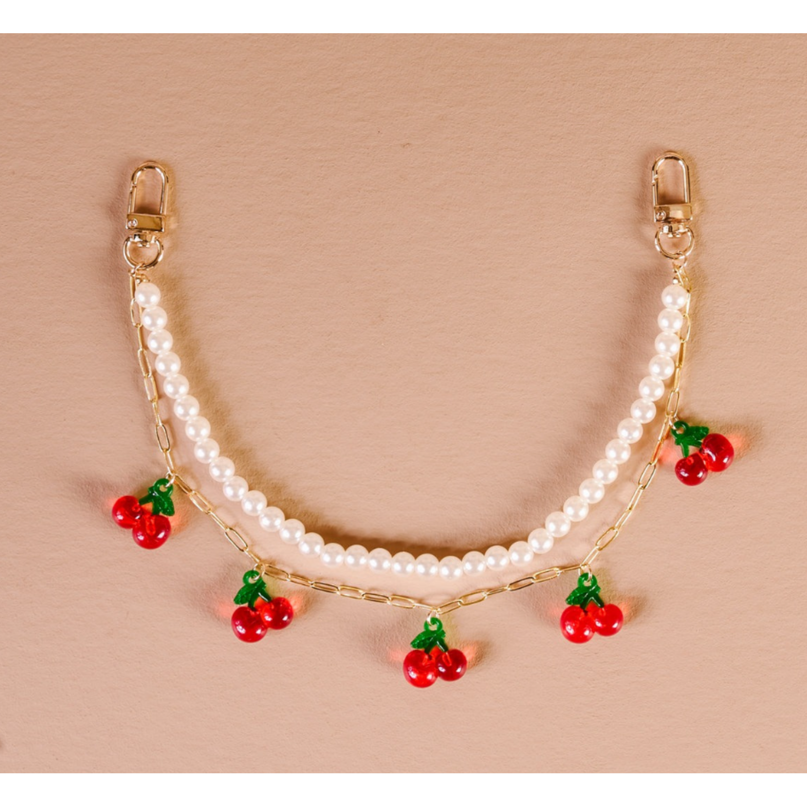 The Darling Effect Necklace Bag Charm - Cherried Away
