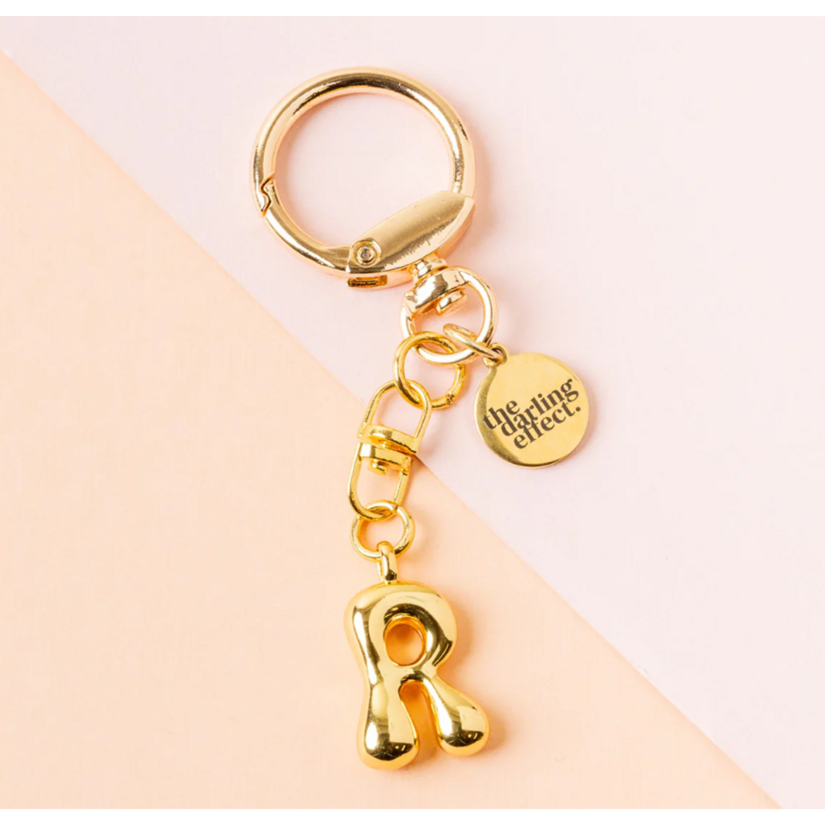 The Darling Effect Bubble Letter Keychain/Bag Charm Letters P-T