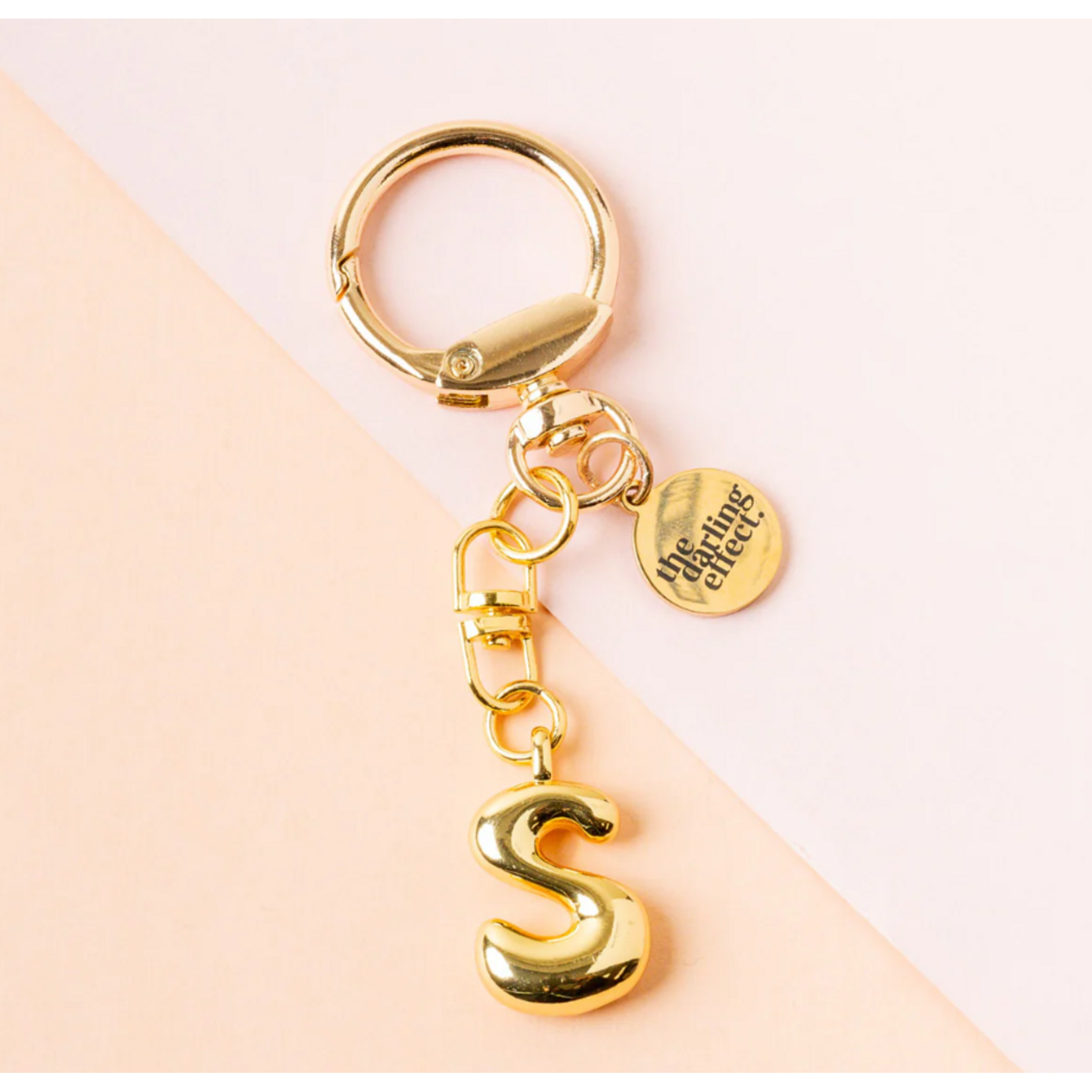 The Darling Effect Bubble Letter Keychain/Bag Charm Letters P-T