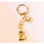 The Darling Effect Bubble Letter Keychain/ Bag Charm  Letters A-N