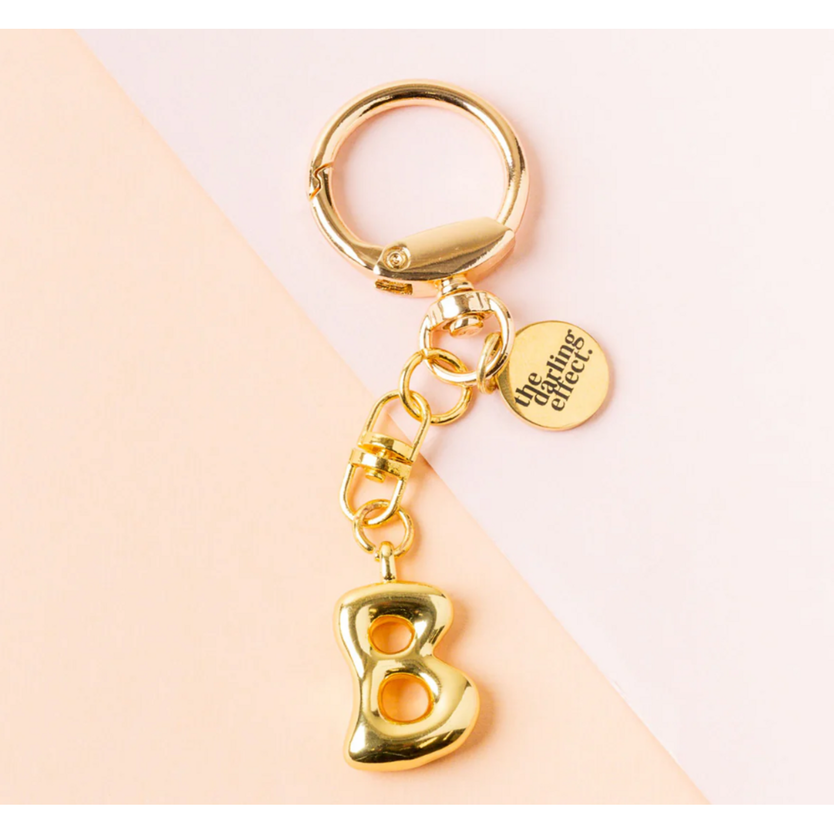 The Darling Effect Bubble Letter Keychain/ Bag Charm  Letters A-N