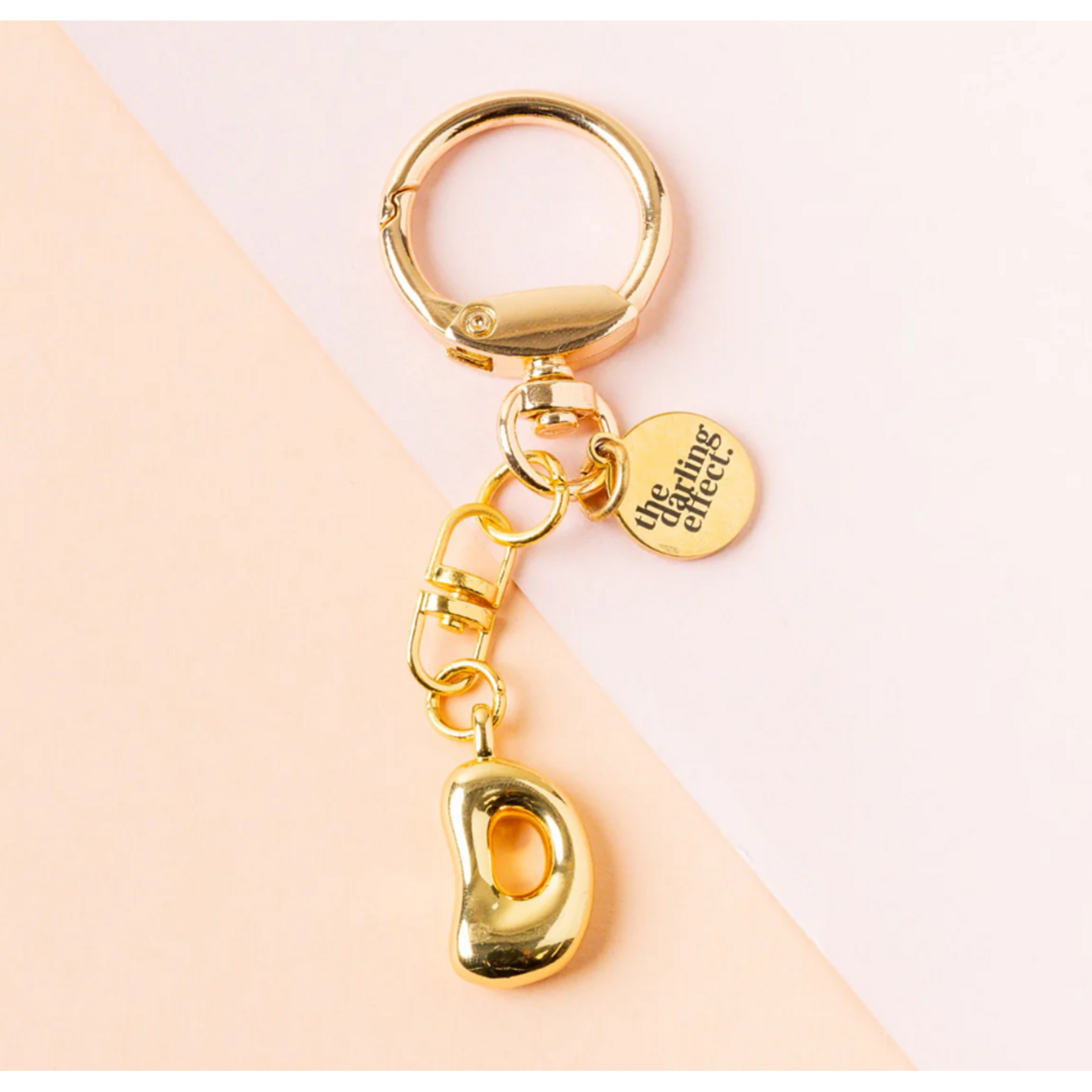 The Darling Effect Bubble Letter Keychain/ Bag Charm  Letters A-N