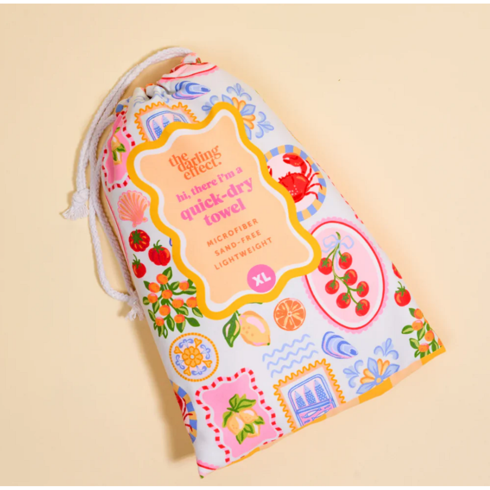 The Darling Effect XL Quick Dry Beach Towel - Ciao Bella
