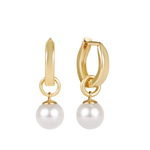 enewton Huggie Gold .05" Hoop Classic Pearl 8mm Charm