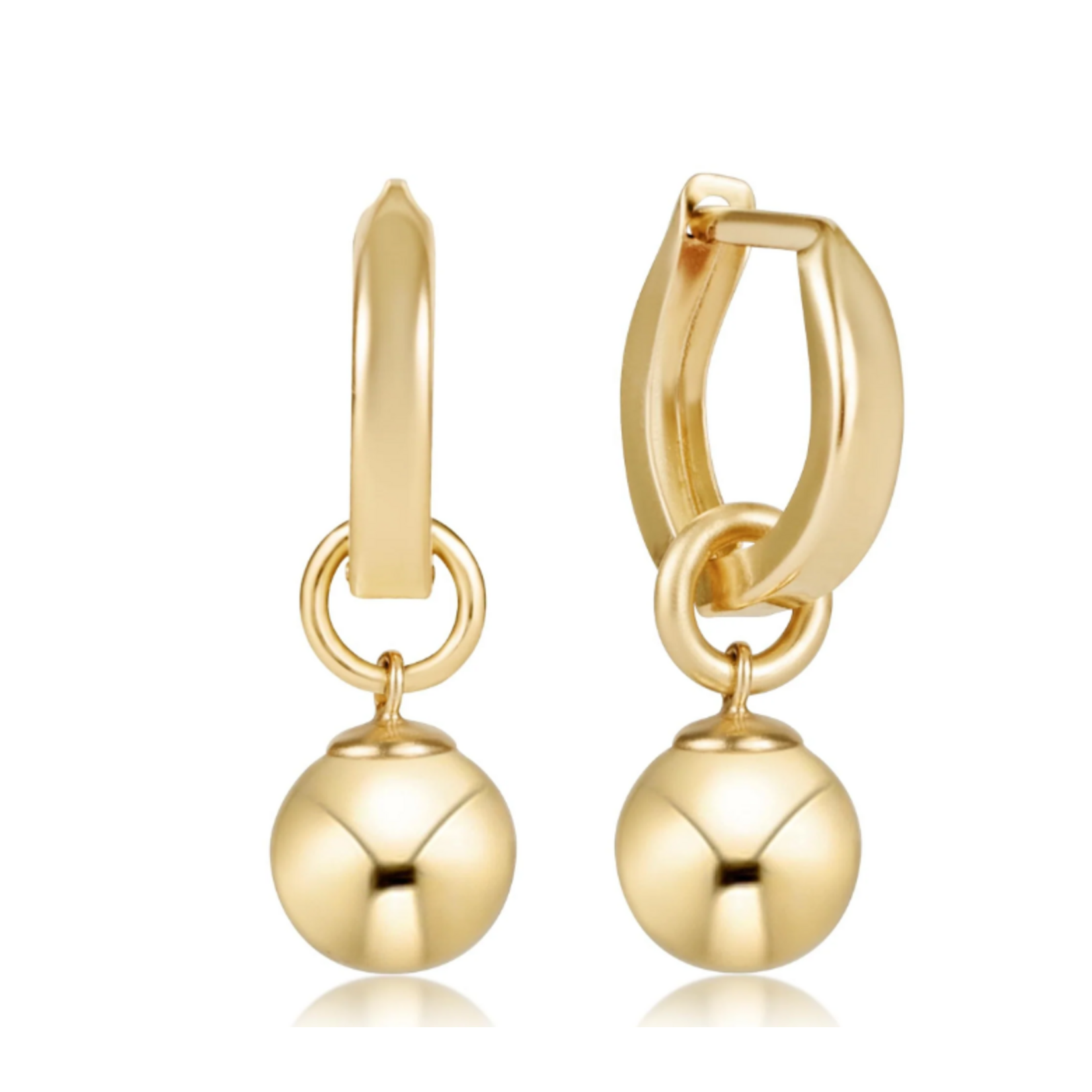 enewton Huggie Gold .05" Hoop Classic Gold 8mm Charm