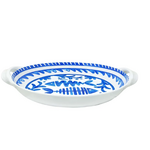 Le Cadeaux Mediterraneo large Two Handled Shallow Bowl 16"