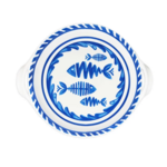 Le Cadeaux Mediterraneo Small Two Handled Shallow Bowl 11"