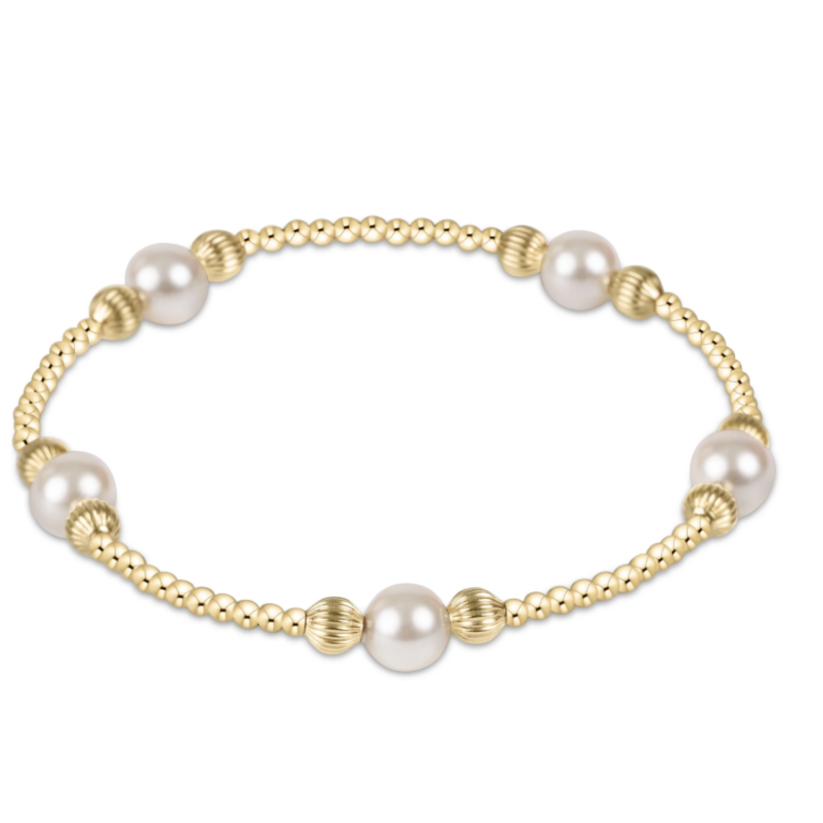 enewton Purpose Pearl 6mm Dignity Gold Bracelet