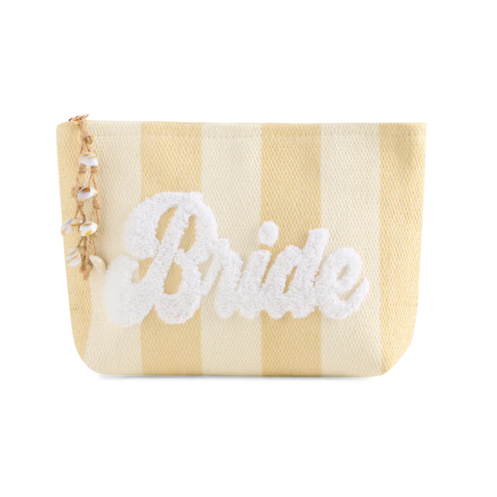 Bride Stripe Zip Pouch