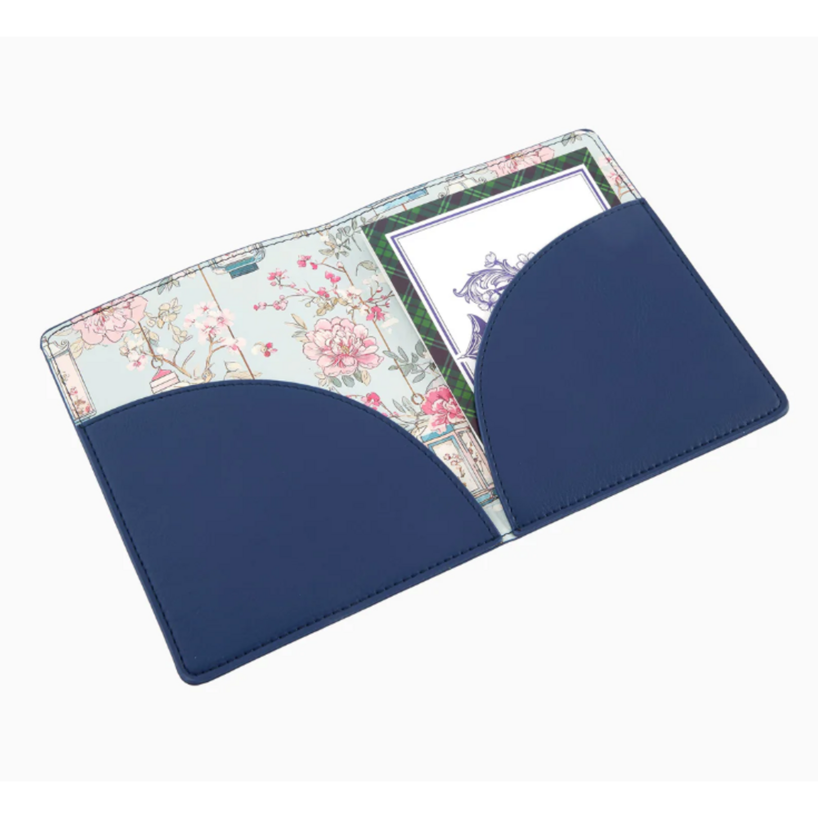 Oh My Mahjong Navy Blue Mahjong Card Folio