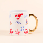 The Darling Effect 11oz Cozy Cute Ceramic Mug - Seaside Haven