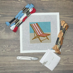 Blue Poppy Designs Beach Chair Needlepoint Kit
