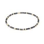 enewton Hope Unwritten Faceted Hematite 2mm Bead Bracelet
