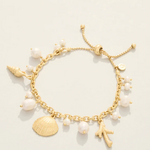 Seashore Slide Bracelet Pearl