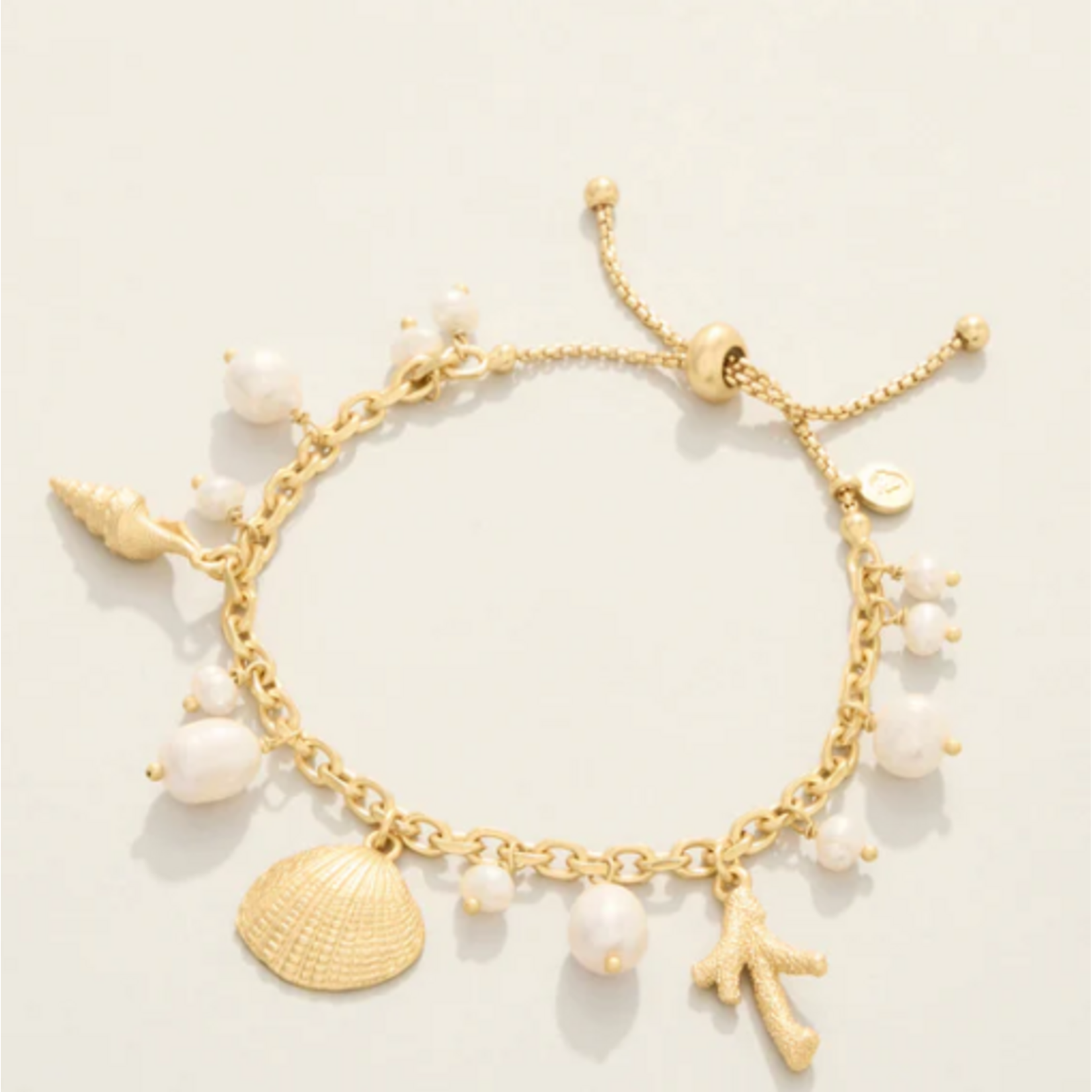Seashore Slide Bracelet Pearl