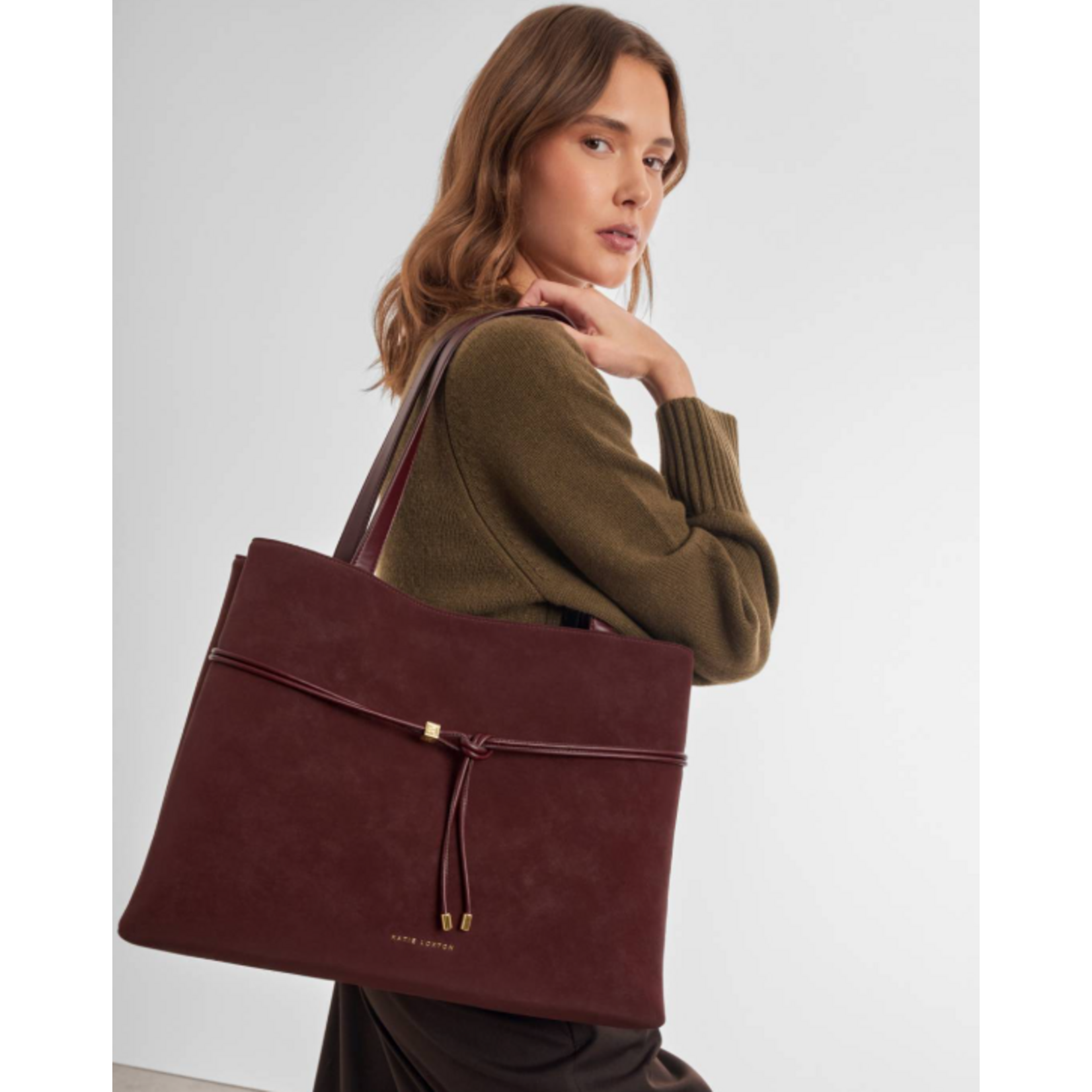 Lori Suedette Tote Bag