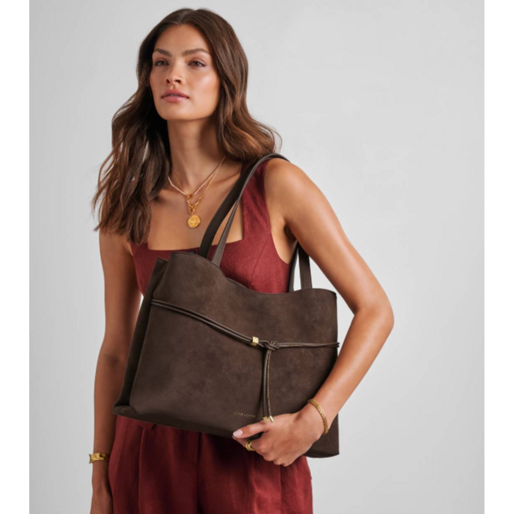 Lori Suedette Tote Bag