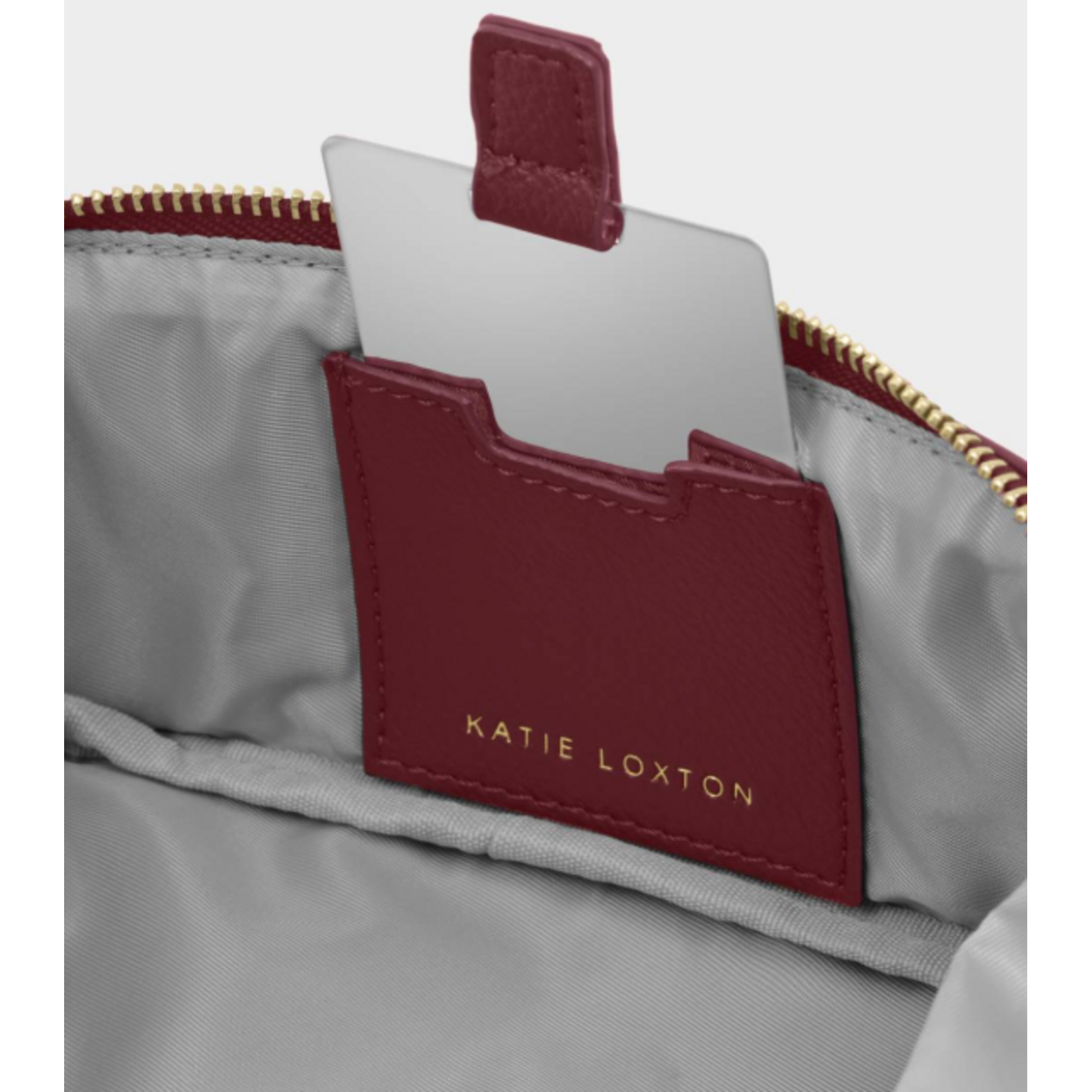 Fold-Out Mirror Make Up Bag