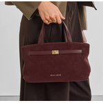 Orin Top Handle Crossbody Bag -Cherry