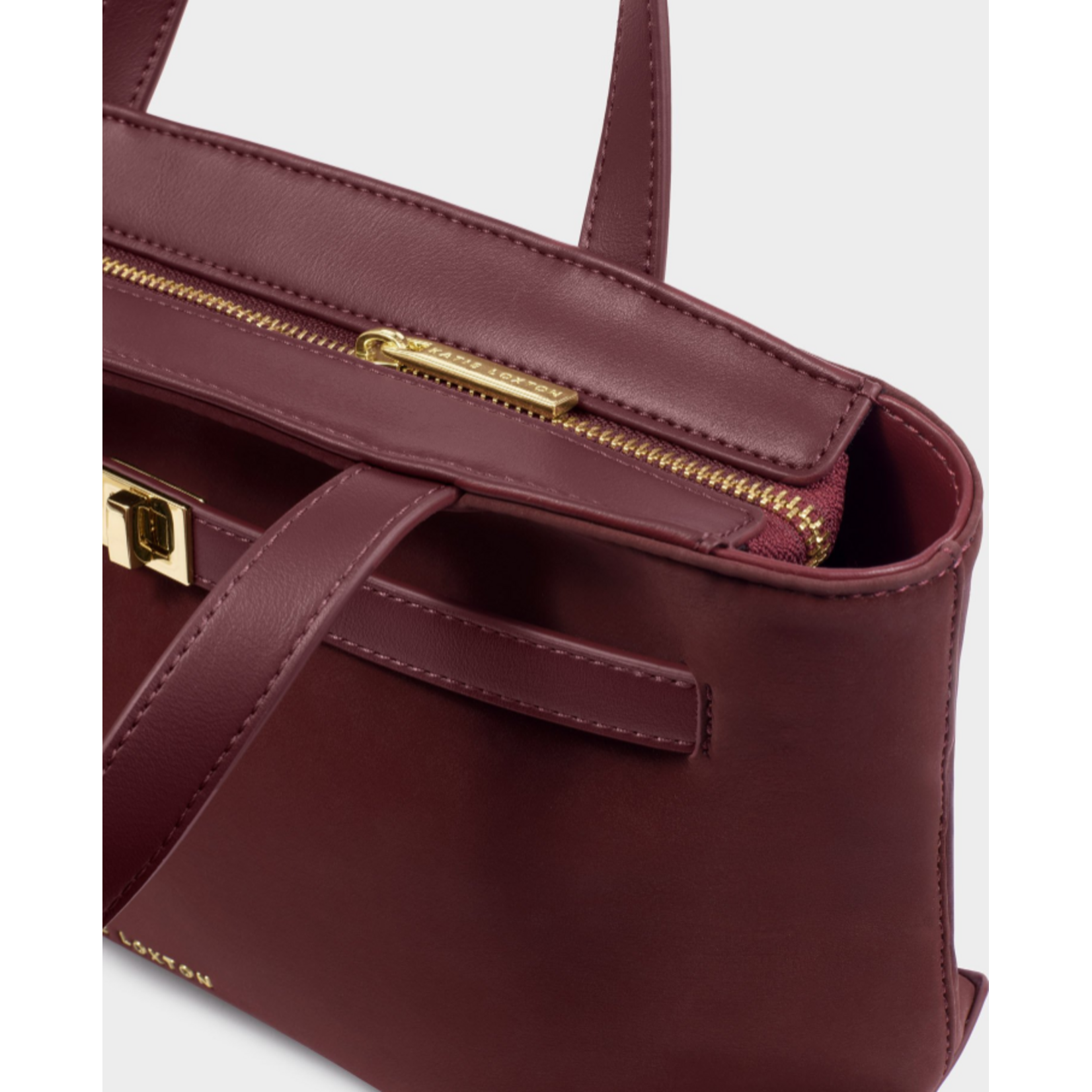 Orin Top Handle Crossbody Bag -Cherry