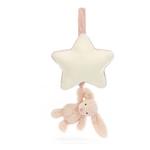 Jellycat Bashful Blush bunny Musical Pull